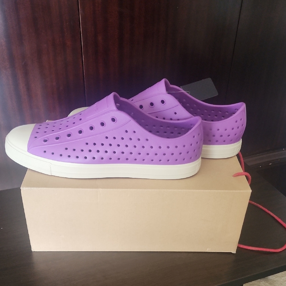 Native Purple Perforated Unisex Sneakers